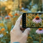 person learning hot to take better android photos on his phone