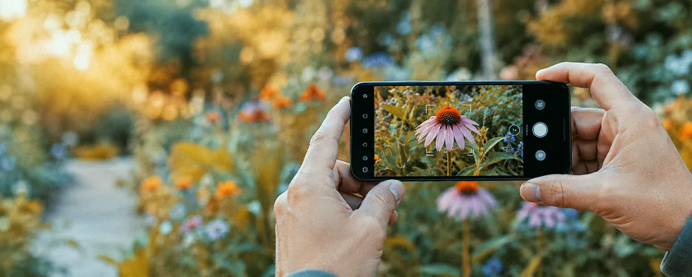 person learning hot to take better android photos on his phone