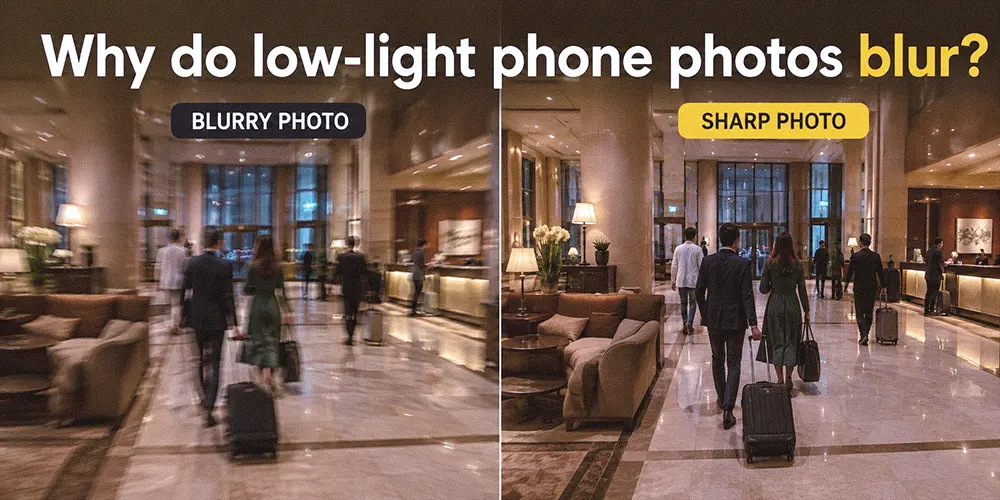 how to take sharp photos in low light.